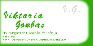viktoria gombas business card