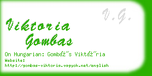 viktoria gombas business card
